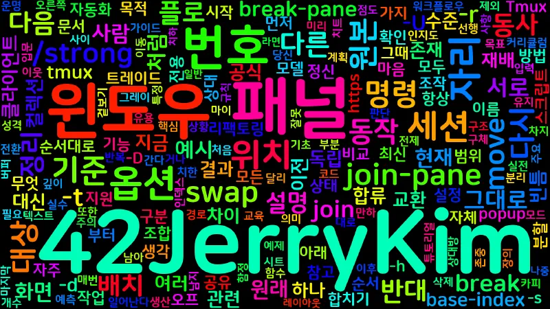 Featured image of post [Tmux] 11. 윈도우/패널 재배치 - swap·move·break·join