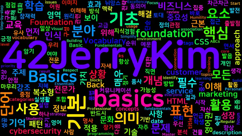 Featured image of post [Vocabulary] Basics - 기초의 핵심을 이해하는 영단어