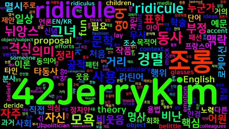 Featured image of post [Vocabulary] ridicule의 의미와 쓰임 - 동사 핵심 정리