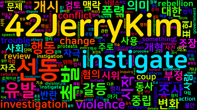 Featured image of post [Vocabulary] instigate의 의미와 쓰임 - 동사 핵심 정리