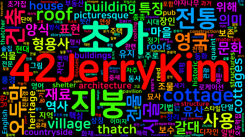 Featured image of post [Vocabulary] thatched의 의미와 쓰임 - 형용사 핵심 정리