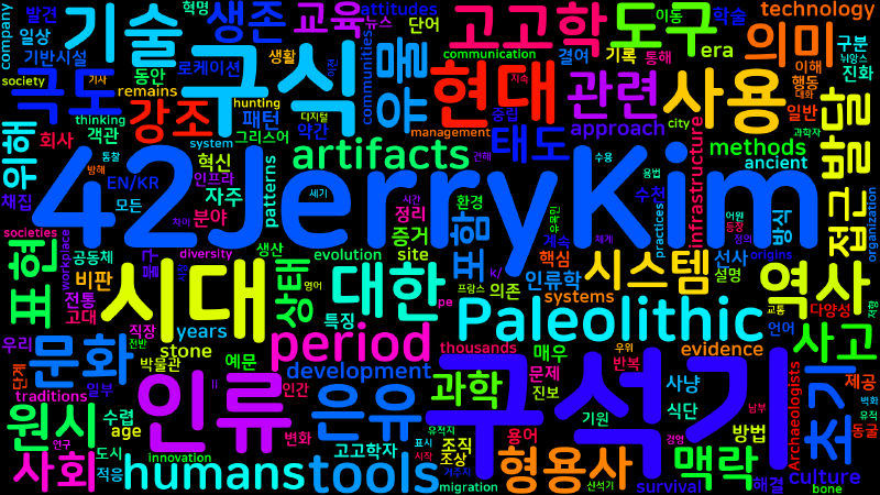 Featured image of post [Vocabulary] paleolithic의 의미와 쓰임 - 형용사 핵심 정리