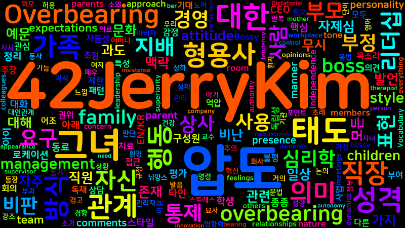 Featured image of post [Vocabulary] overbearing의 의미와 쓰임 - 형용사 핵심 정리