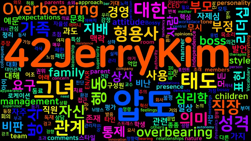 Featured image of post [Vocabulary] overbearing의 의미와 쓰임 - 형용사 핵심 정리