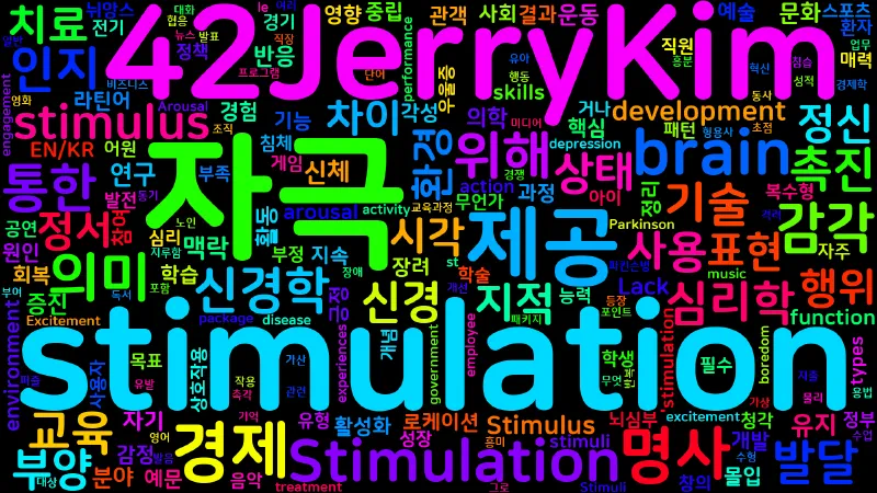 Featured image of post [Vocabulary] stimulation의 의미와 쓰임 - 명사 핵심 정리