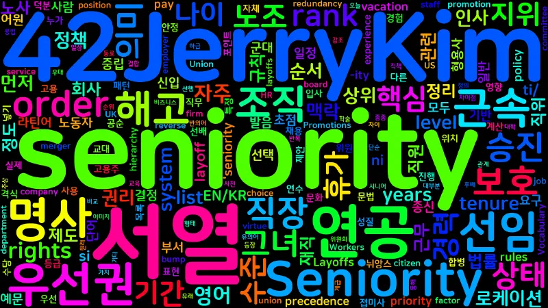 Featured image of post [Vocabulary] seniority의 의미와 쓰임 - 명사 핵심 정리