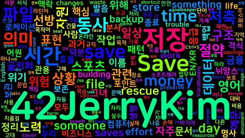Featured image of post [Vocabulary] save의 의미와 쓰임 - 동사 핵심 정리