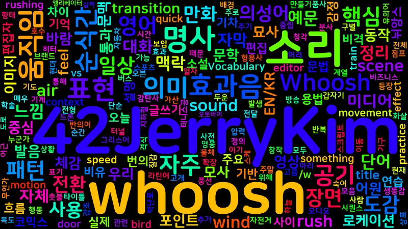 Featured image of post [Vocabulary] whoosh의 의미와 쓰임 - 명사 핵심 정리